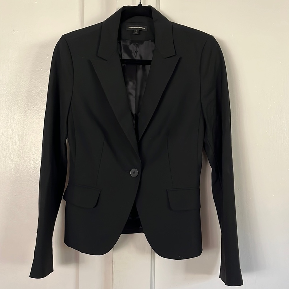 Express Design Studio Black Blazer